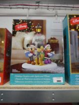 +VAT Boxed Disney holiday carousel with lights and music