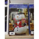 +VAT Snowman Christmas cookie jar