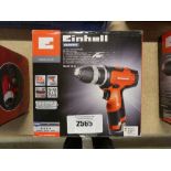 +VAT Boxed Einhell cordless drill