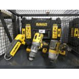 +VAT DeWalt XR Li.iom five piece tool set comprising torch, screwdriver, drill, jigsaw, circular