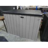 +VAT (C) Keter large two door grey storage shed