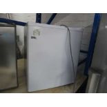 White counter top fridge