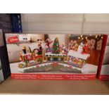 +VAT Boxed Disney animated holiday train with lights and music