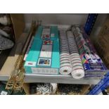 +VAT Quantity of mixed Christmas items including two Christmas card sets, wrapping paper,