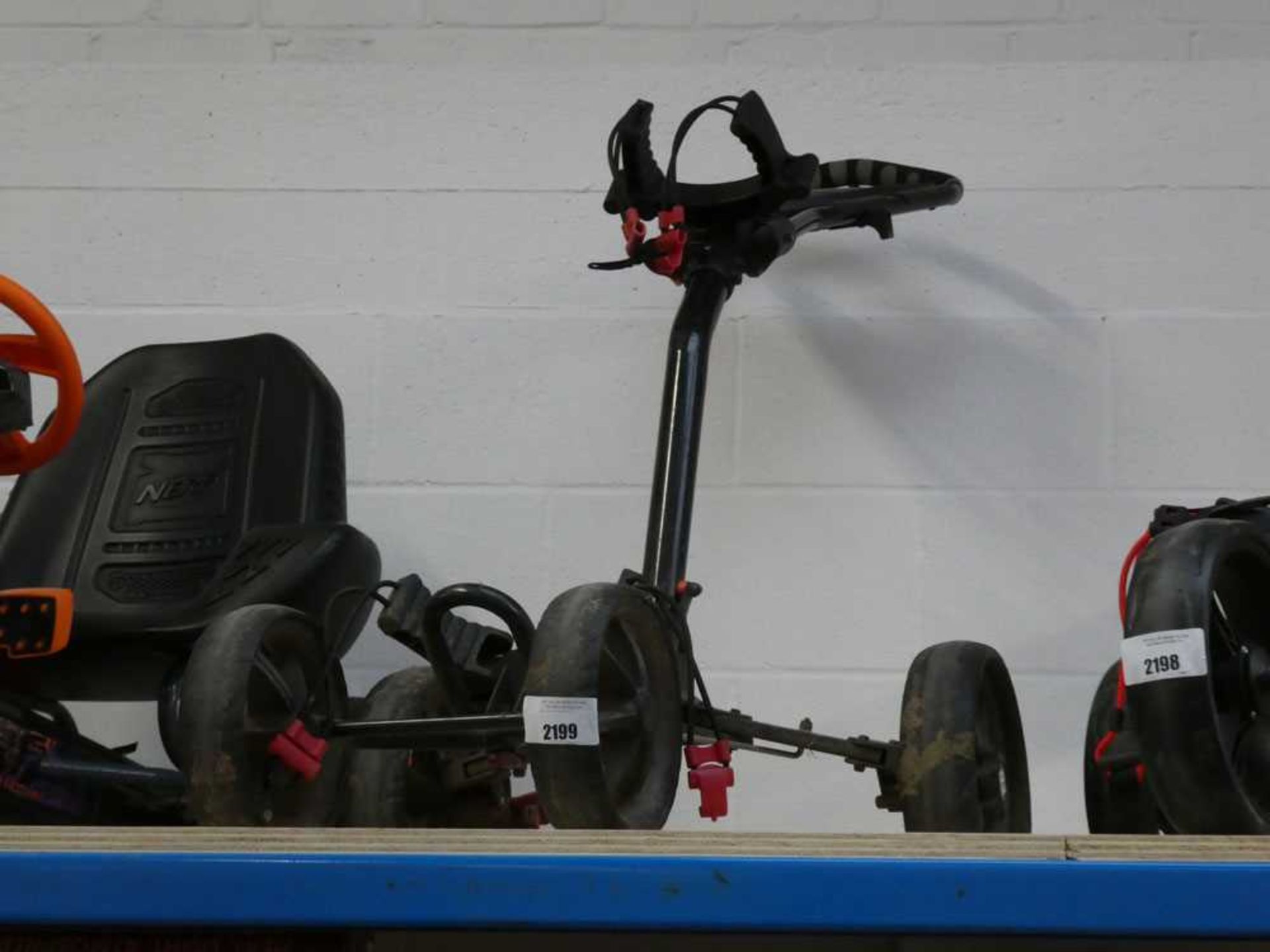 +VAT Quad four wheeled golf trolley