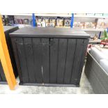 +VAT (A) Black Keter two door storage shed