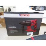 +VAT Boxed Duratool 18v cordless rotary hammer