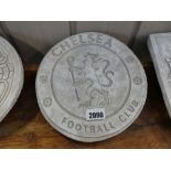 Concrete Chelsea football plaque