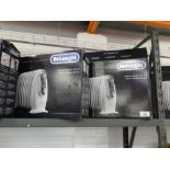 +VAT Two boxed de'Longhi mini oil filled radiators