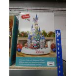 +VAT Boxed Disney animated castle with lights and music