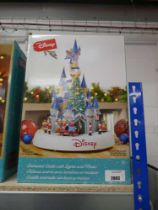 +VAT Boxed Disney animated castle with lights and music