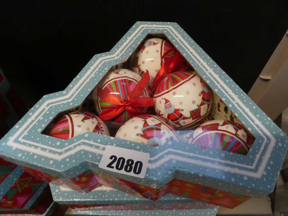 4 packs of Christmas themed baubles - Bild 2 aus 2