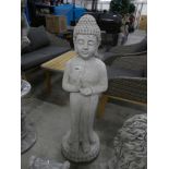 Concrete standing Buddha