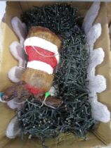 +VAT Large box containing a quantity of mixed Christmas lights