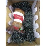 +VAT Large box containing a quantity of mixed Christmas lights