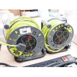 +VAT Masterplug 50m cable reel with Masterplug 30m cable reel