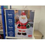 +VAT Boxed 1.8m / 6ft tall LED lit Santa