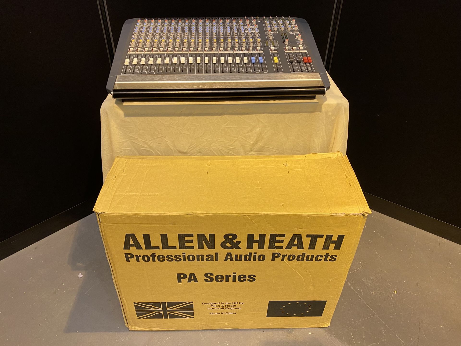 An Allen and Heath PA20CP Powered Mixer with flight case, hardly used (located at Ace Audio - Image 5 of 5