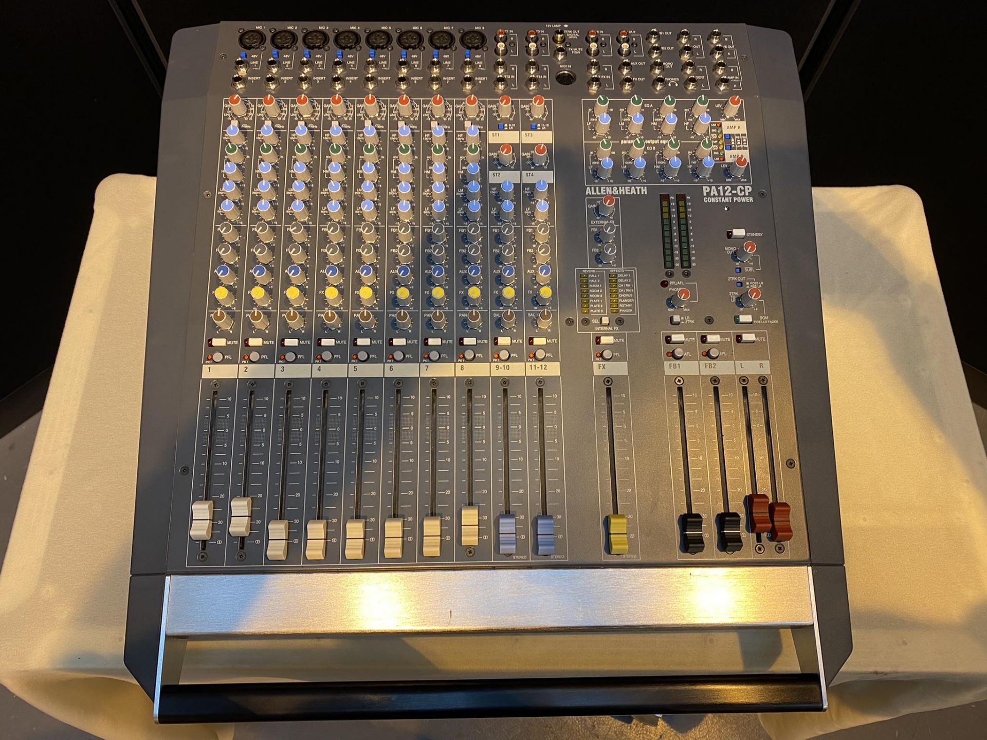 An Allen and Heath PA12CP Powered Mixer with flight case (located at Ace Audio Visual, 119