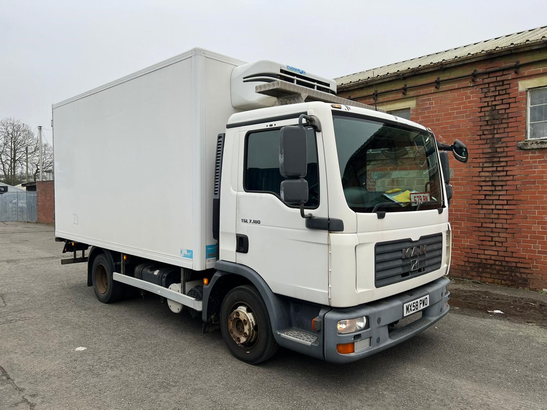 An MAN TGL 7.180 Refrigerated Box Wagon Reg. No.MX58PWO, first registered 10/12/2008, MOT until 28/