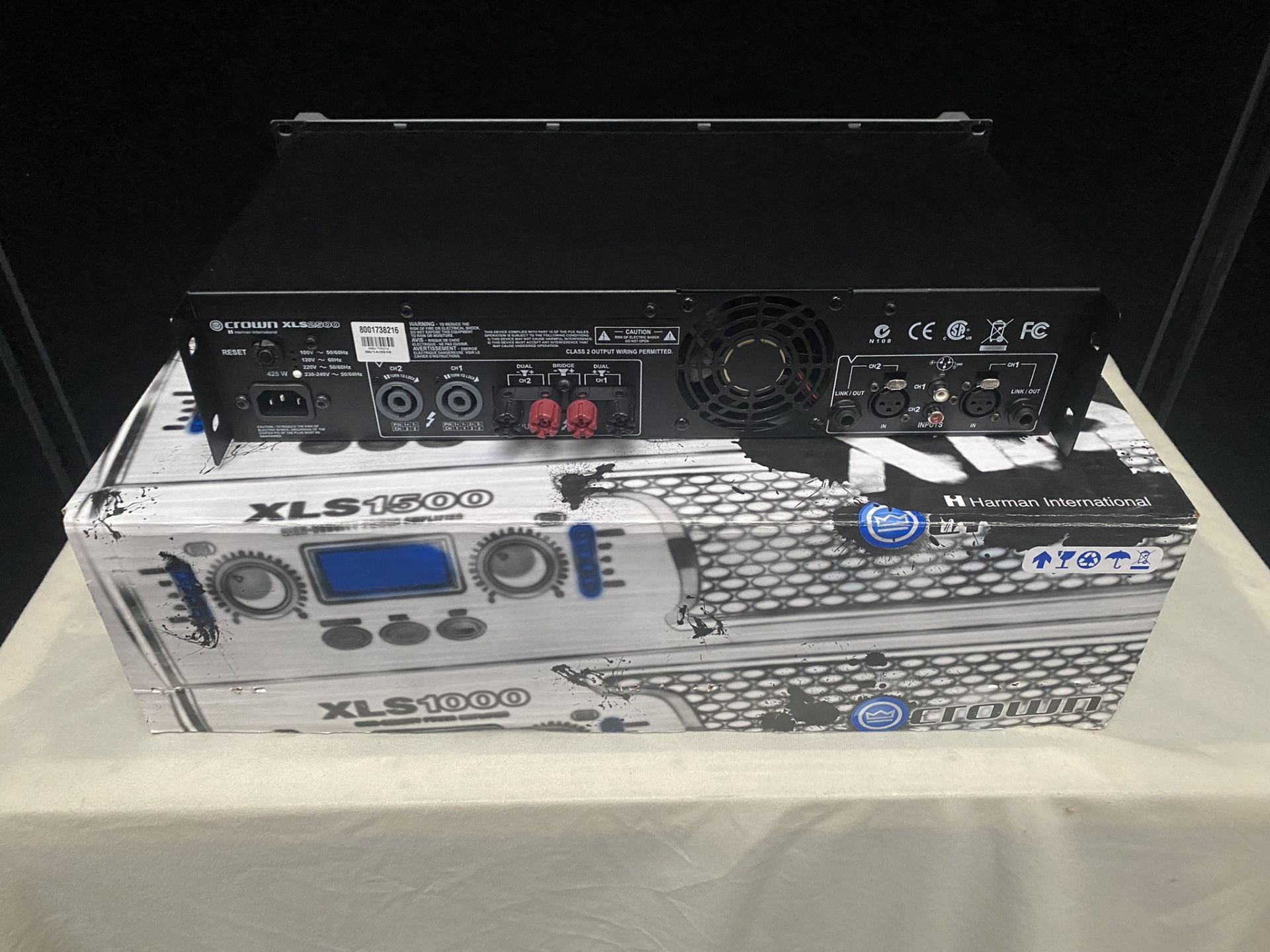 A Crown XLS2500 Power Amp with Crossover, 2 x 775W at 4 ohm, unused (located at Ace Audio Visual, - Image 2 of 2