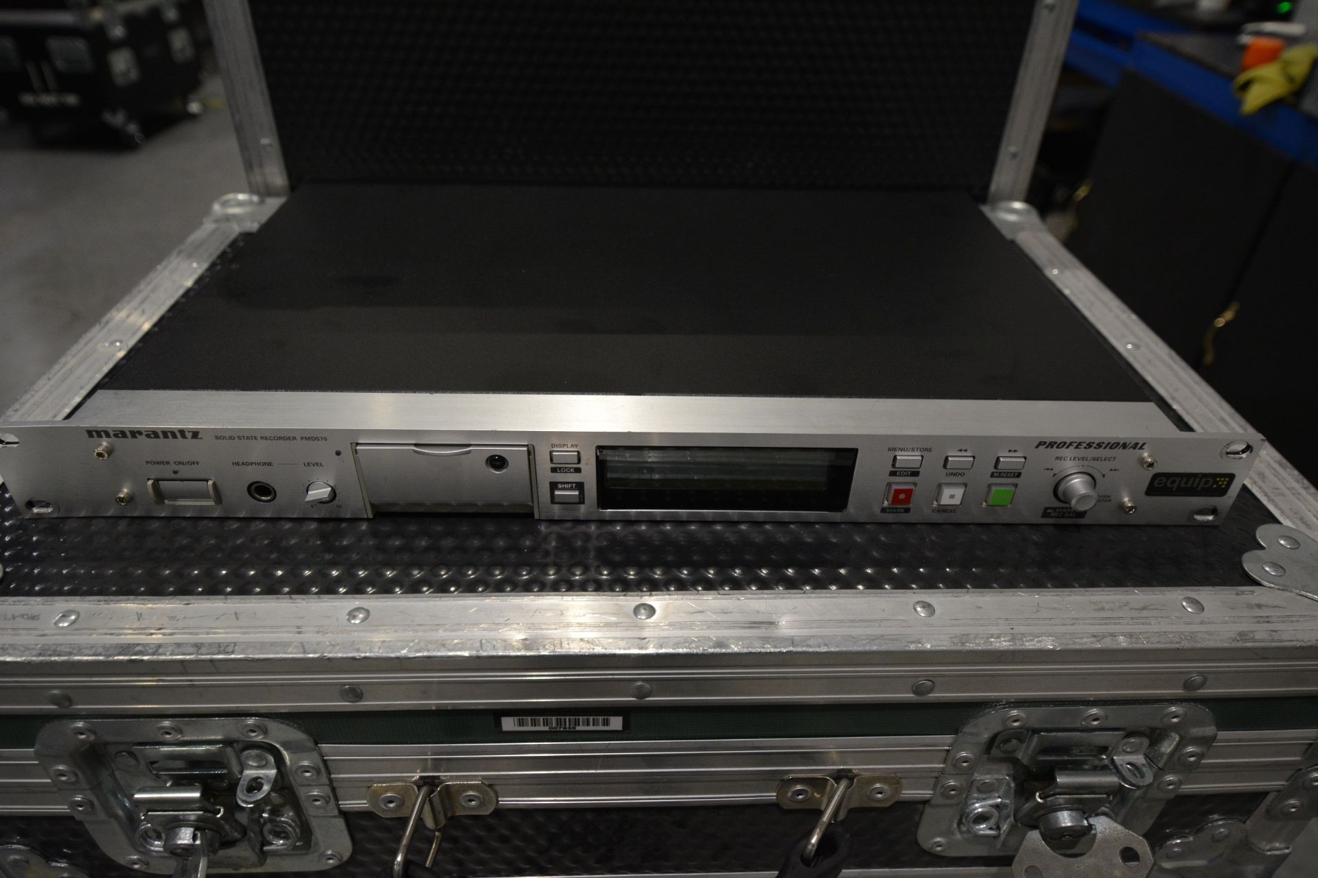 A Marantz PMD570 Hard Disc Recorder with flightcase (located at equip, 1 Somers Place, Brixton Hill,