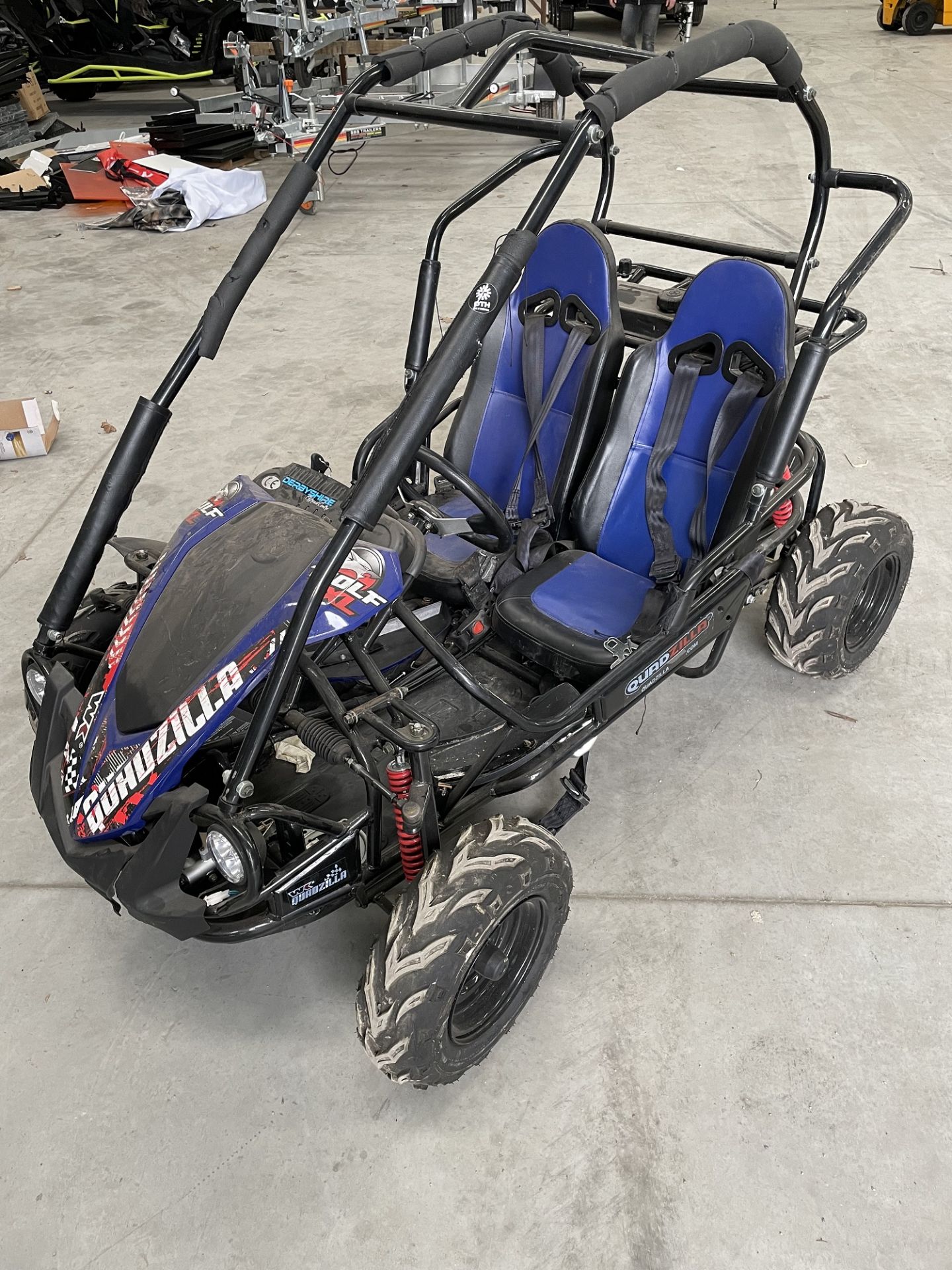 A Quadzilla Wolf XL Junior Off Road Buggy, 6.5HP engine, key. - Image 2 of 8