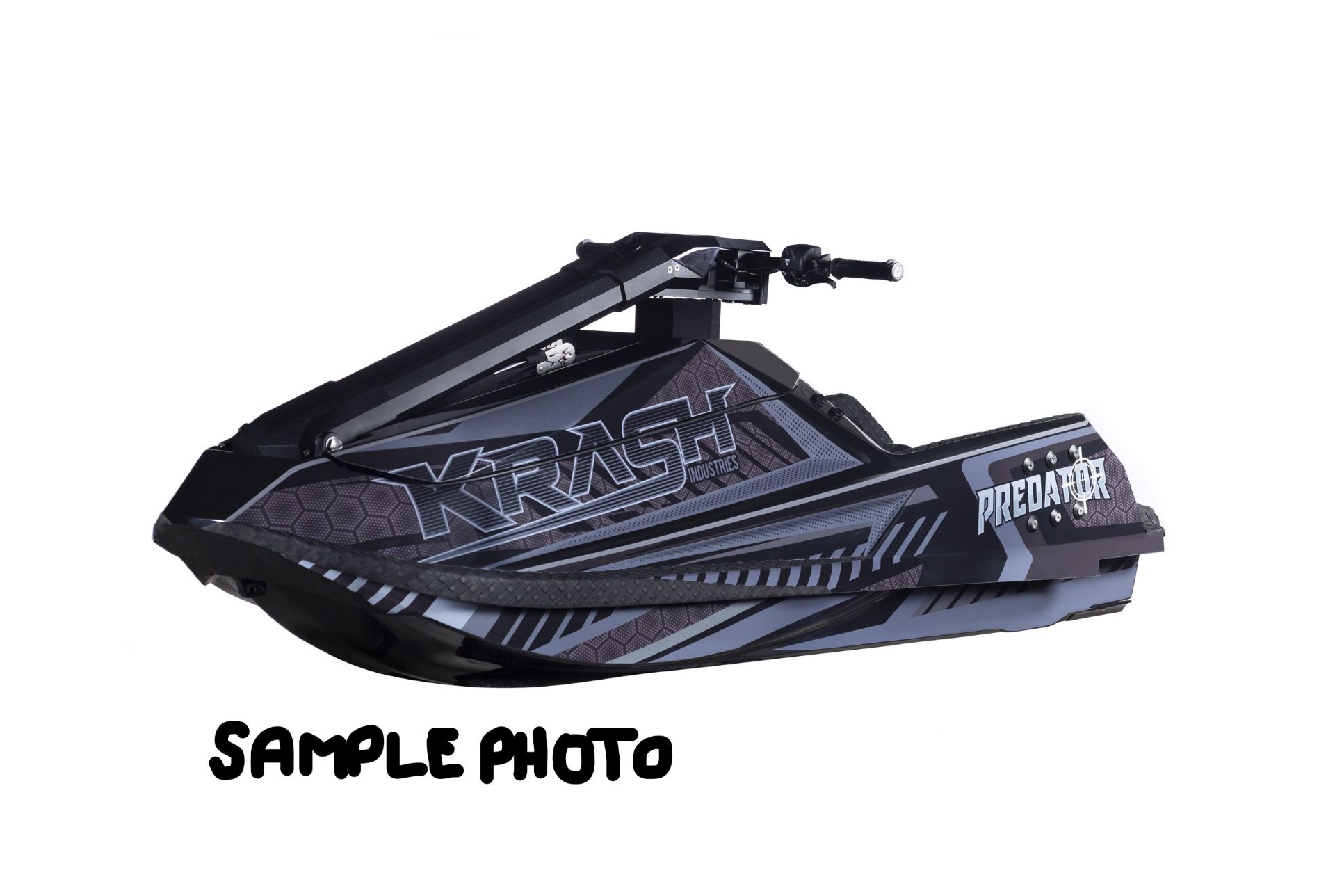 A Krash Predator 2021 Jet Ski, black, no battery (new, in packing crate, requires assembly).