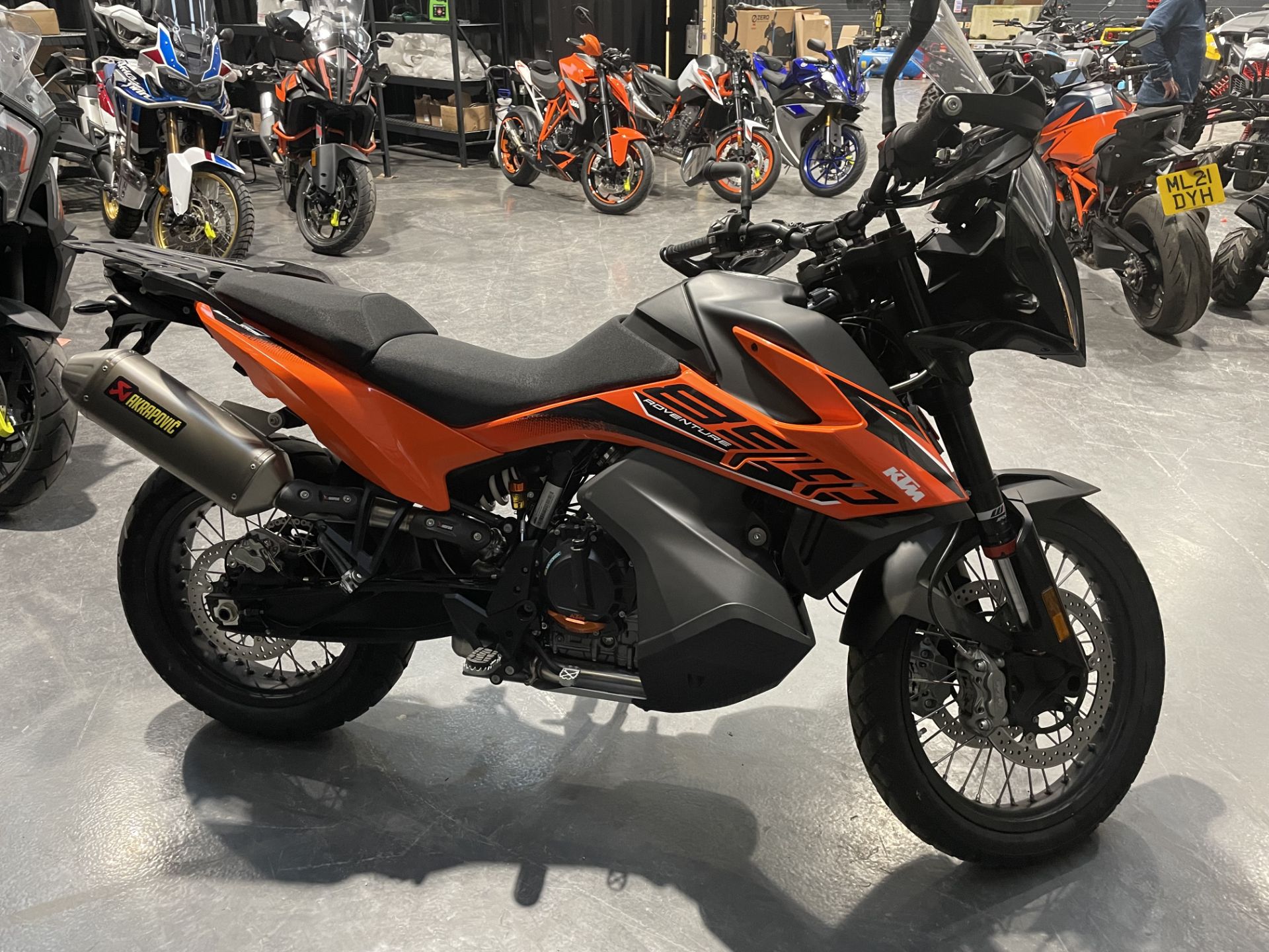 A KTM 890 Adventure Road Bike, 2021, VIN No.VBKTS6409MM816819, with KTM dealer for PDI, KTM