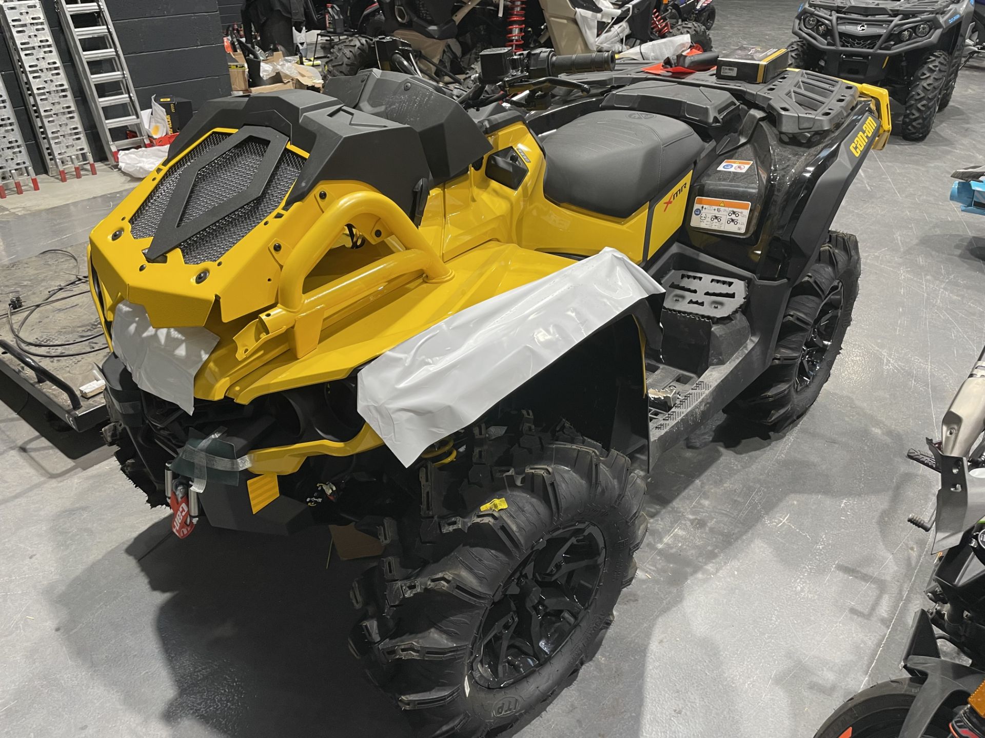 A BRP Can-Am XMR 1000R V-TWIN EFI Quad Bike VIN No.3JBLWAX75MJ001088 with key (as new). - Image 2 of 4