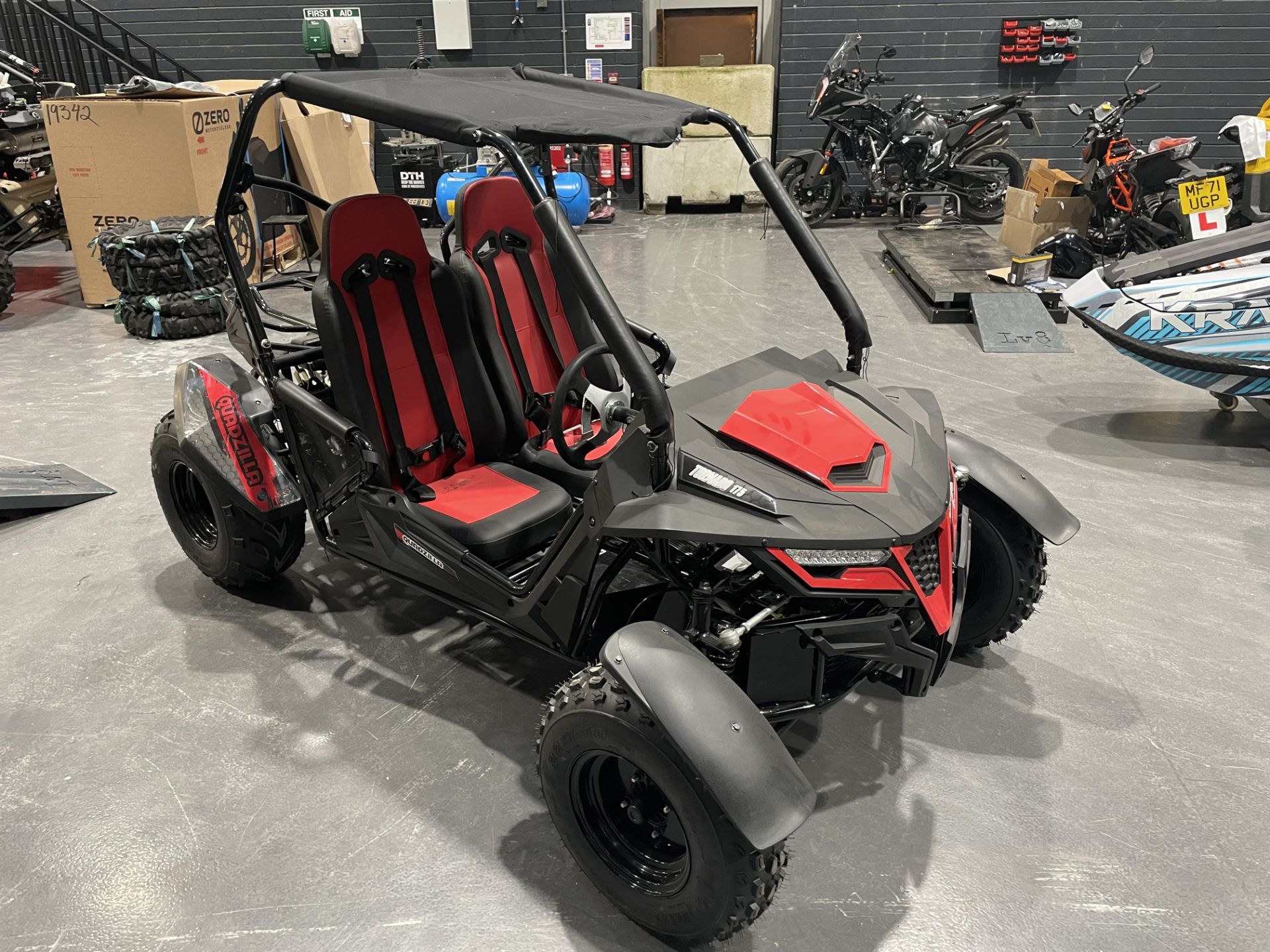 A Quadzilla Tornado 175 Junior Off Road Buggy, VIN No.AOJGBFRMCMH000125 with keys (as new). - Image 2 of 4