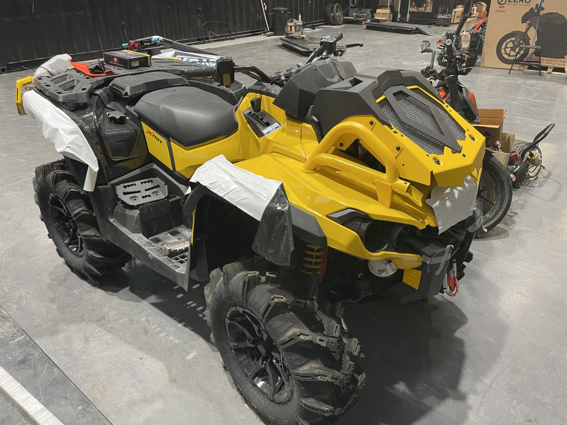 A BRP Can-Am XMR 1000R V-TWIN EFI Quad Bike VIN No.3JBLWAX75MJ001088 with key (as new).