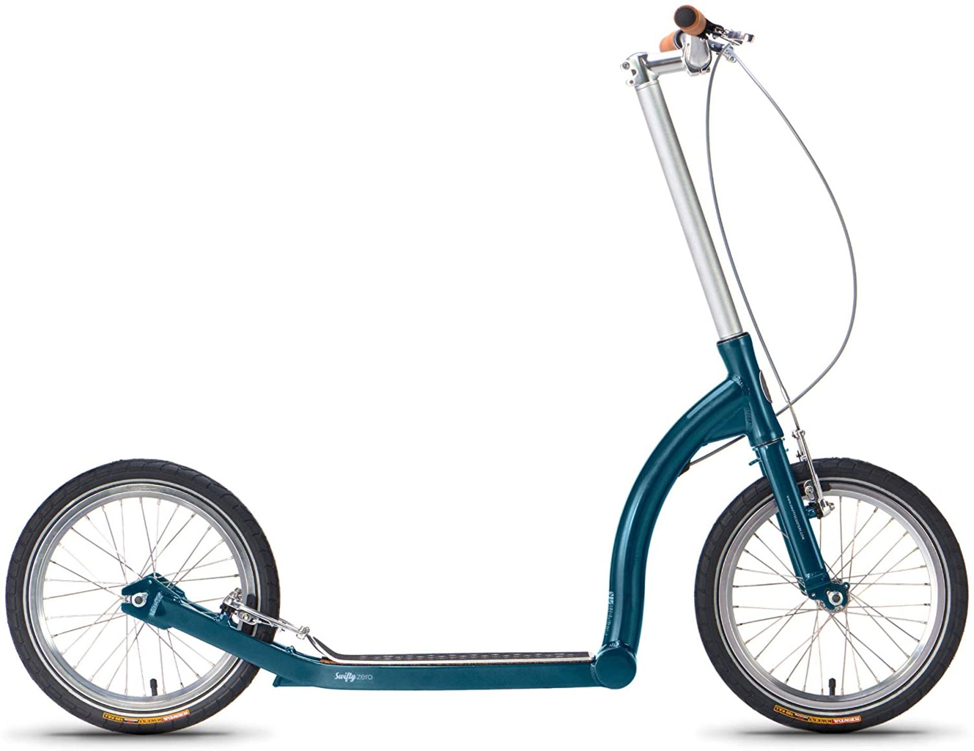 A Swifty Zero SWZRO-AB-SL Adult Kick Scooter, atlantic blue, gross weight 11.7kg No.ZERO20070103,