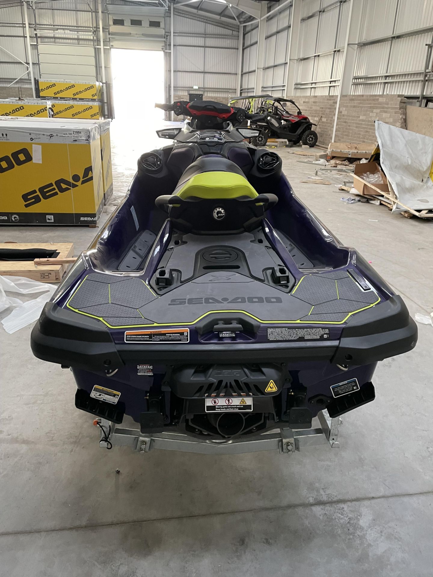 A BRP SeaDoo RXT XRS300 AH0099 Jet Ski, purple, VIN No.CA-YDV58611C121, no key (as new) with SBS - Image 3 of 5