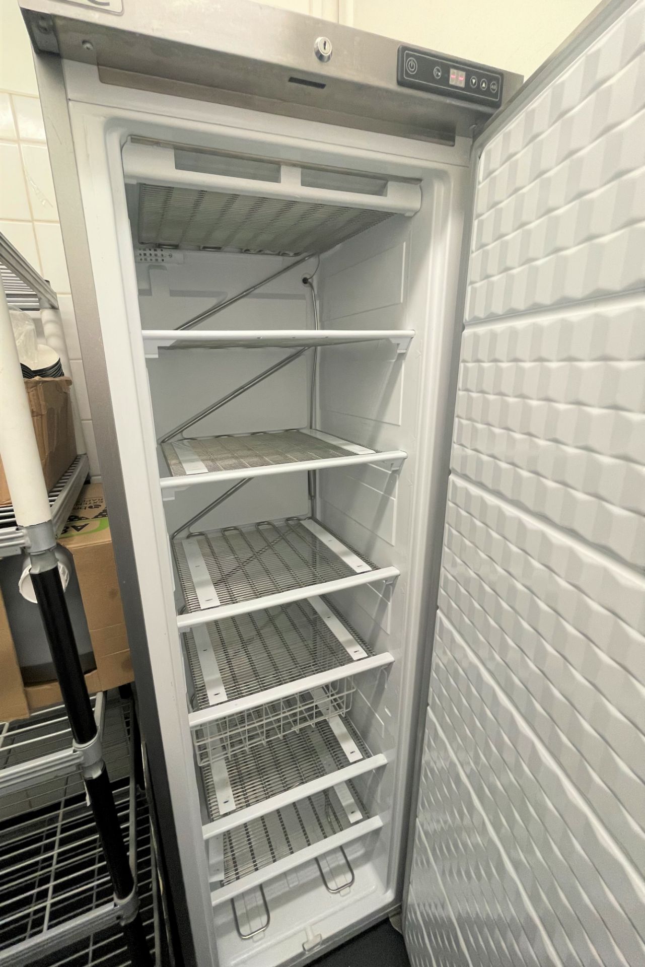 A LEC CU357S Upright Freezer, 600mm x 600mm x 1860mm h. - Image 2 of 3