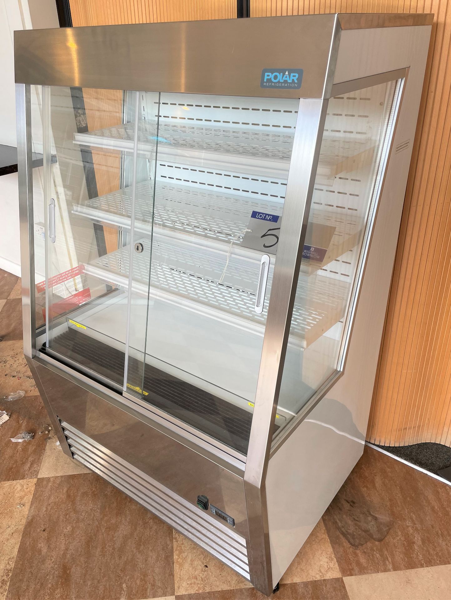 A Polar Refrigeration CM287-02 Multi Deck Display Fridge No.7764031200034, 920mm x 730mm x 1460mm