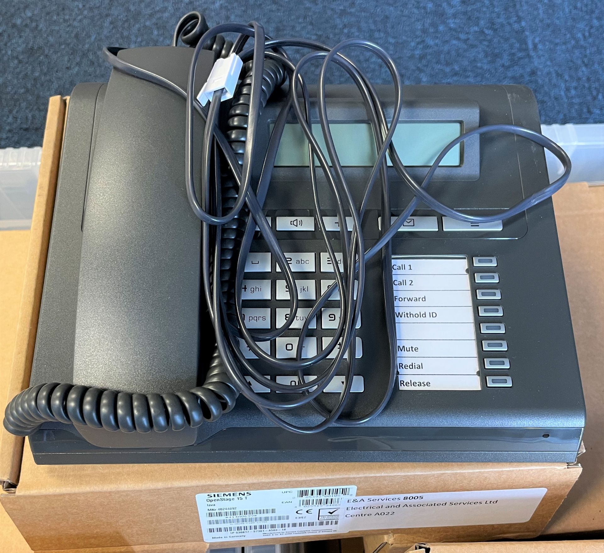 23 Siemens Openstage 15T Telephone Handsets (boxed as new). - Image 2 of 2