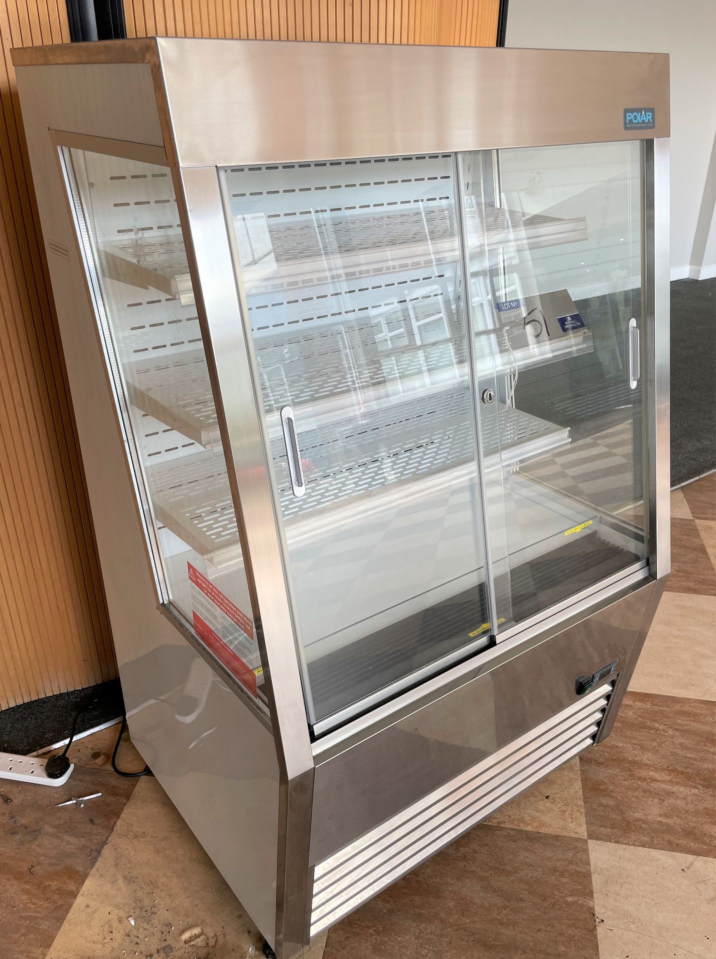 A Polar Refrigeration CM287-02 Multi Deck Display Fridge No.7764031200034, 920mm x 730mm x 1460mm - Image 2 of 3