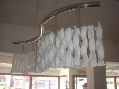 Murano wave ceiling light by Stillux.