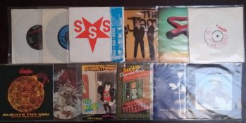 12x Vinyl Records. The Sex Pistols / The Jam / The Stranglers Etc