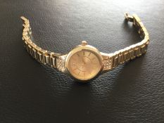 Pretty Ladies Quartz Diamante Watch (GS91) Here is a really pretty Quartz Ladies Wristwatch with