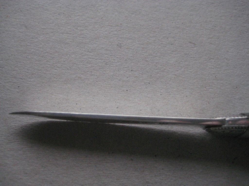 Rare Victorian London Hallmarked Silver Bladed Folding Fruit Knife - Image 9 of 12