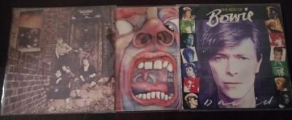 9x Vinyl Record LPs. King Crimson / The Who / David Bowie Etc.
