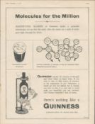 1958 Vintage Guinness Print _Molecules for the Million' GE 3131.A