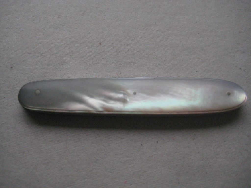 Rare Victorian Cased Silver Bladed Folding Fruit Knife - Image 4 of 12