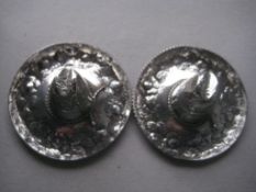 A pair of Sterling Silver Mexican Sombrero Hats