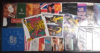 53x Vinyl Records - Boomtown Rats / 49Ers / Blackbox Etc.