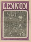 Beatles John Lennon Dead 5-Part 1980 Liverpool Echo Tribute