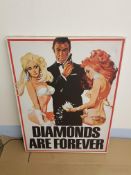 Barn Find. Diamonds Are forever Canvas Print. (600 x 800 x 45mm). No Protective Film. Dust Marks To