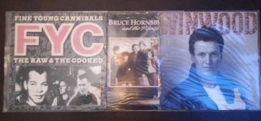 8x Vinyl Record LPs. Steve Winwood / FYC / Bruce Hornsby